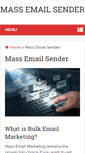 Mobile Screenshot of mass-email-sender.com